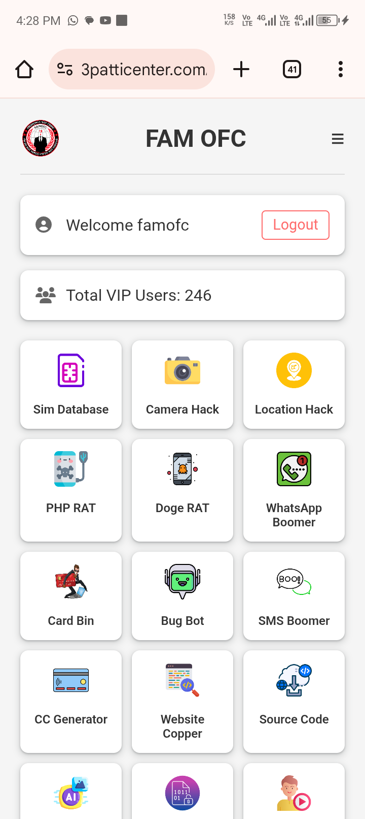 Famofc Toolkit Screenshot